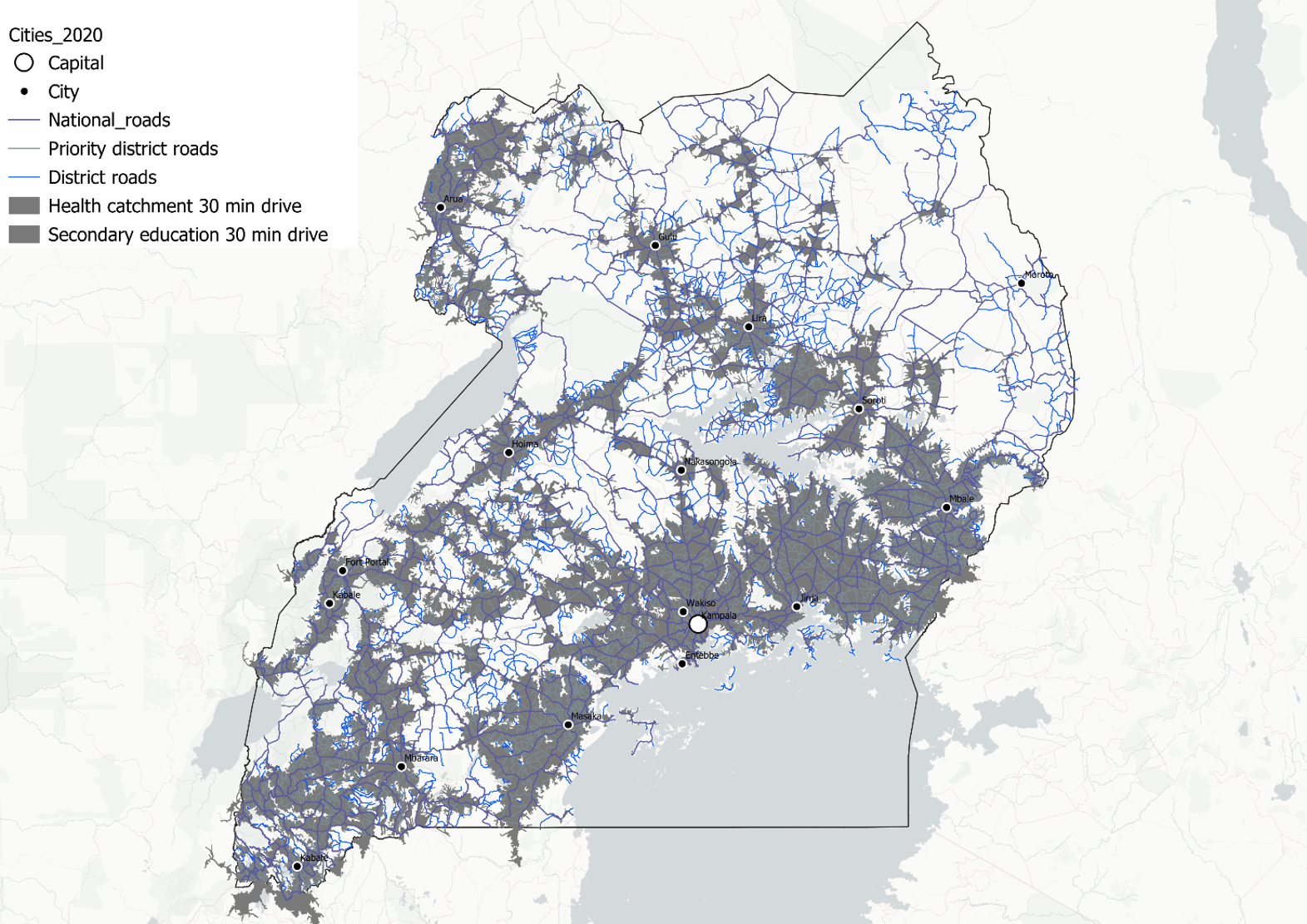 Regional Planning of Transport Networks